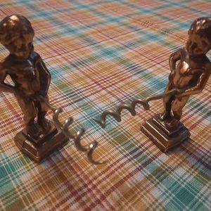 Set of 1950s boy of bruxelles original corkscrews kitchen antique